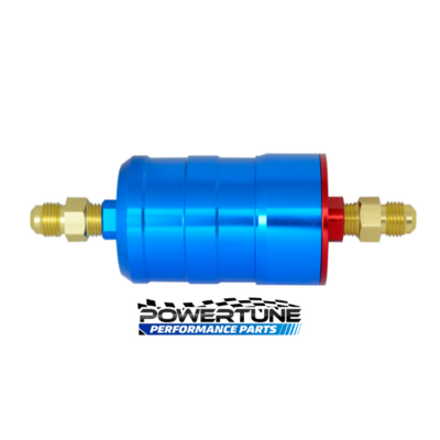 Bullet Fuel Filters, Colour: Blue, Inlet/Outlet Size: JIC6-JIC6