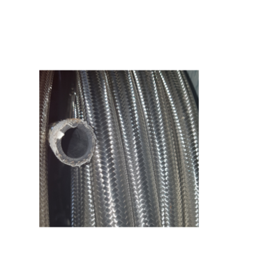 Dash 12 Stainless Steel Braided Hose (Rubber)