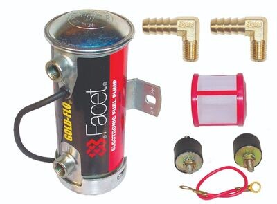 SALE Facet Silver Top Cylindrical Fuel Pump Kit 476087-K
