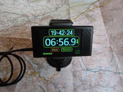 RaliClok/RaliTripp-S dashboard or windscreen mount