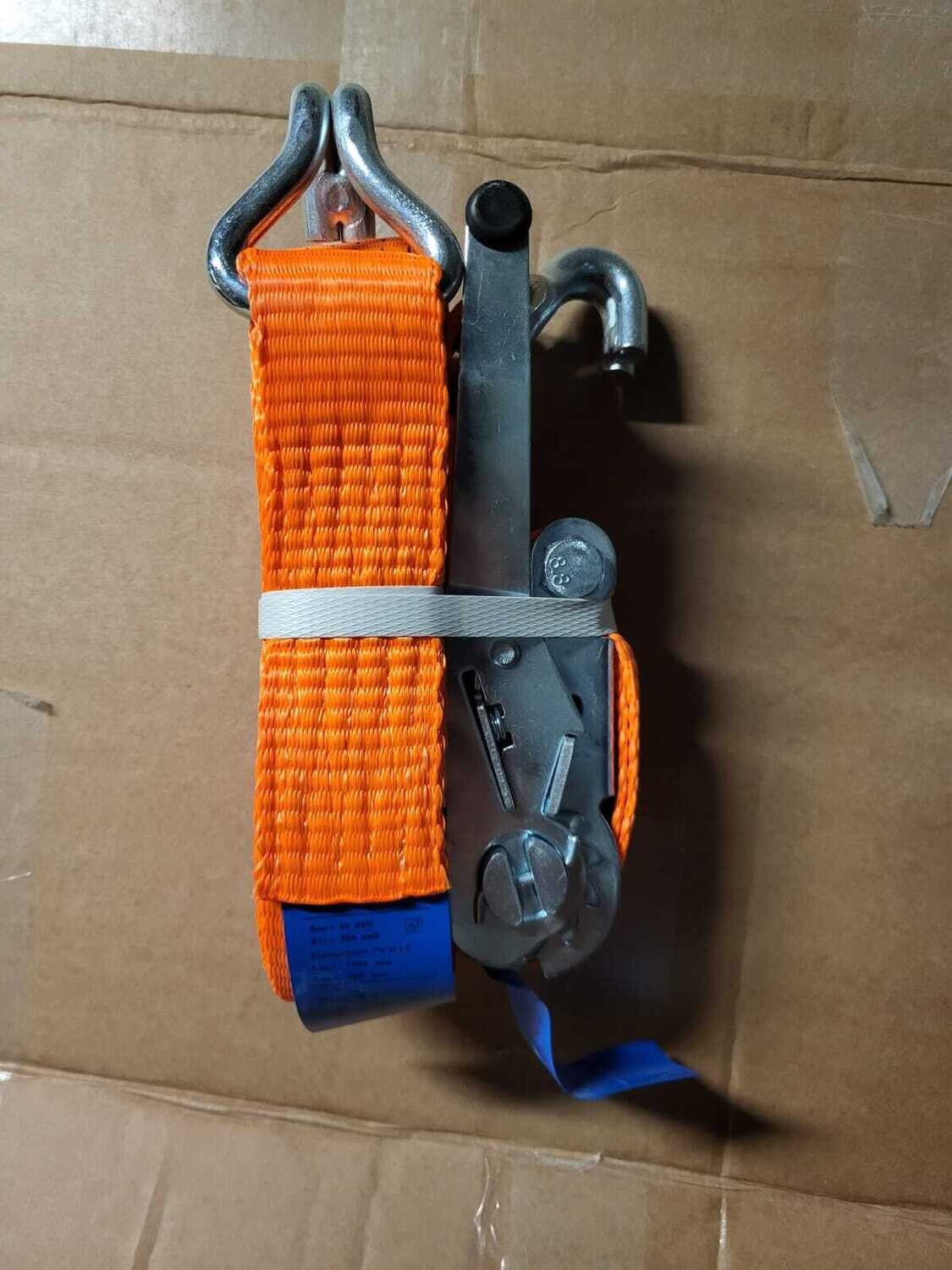 Ratchet Straps, Colour: Orange