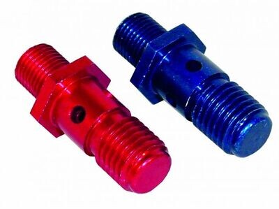 SALE Alloy Banjo Stub M10 x 1 sft - 12x1.5