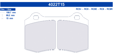SALE CL Brakes 4022 Brake Pads RC6