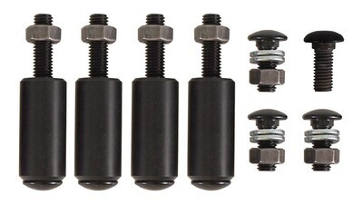 MK2 Escort Black Front/Rear Bumper Fixing Kit