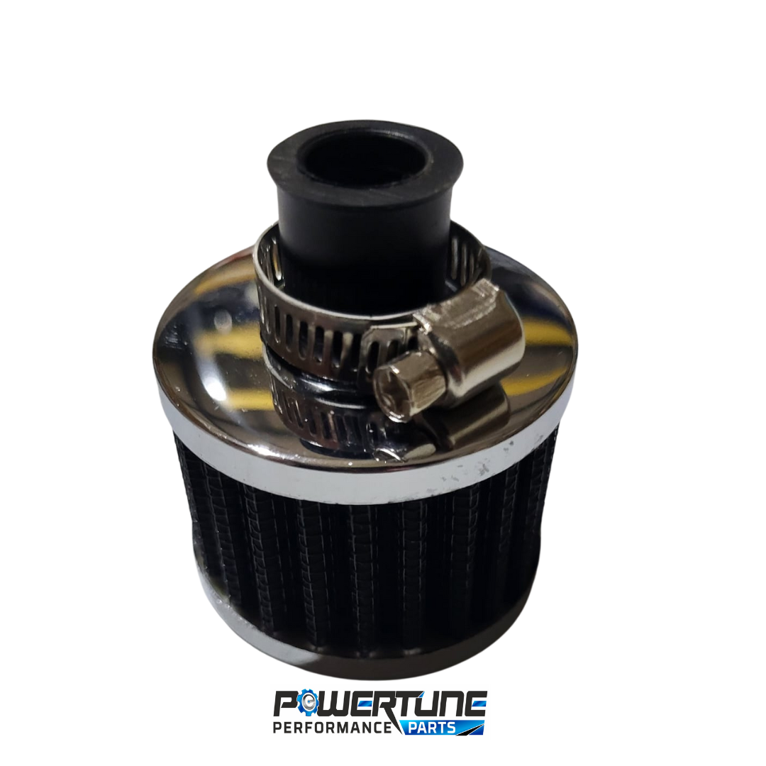 Engine Breather Air Filter 12mm (Honda &amp; Toyota) - Black