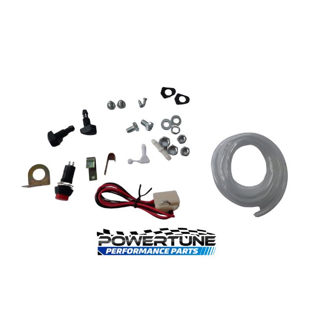 Universal Windscreen Washer Bottle Kit - Spare Fitting Kit