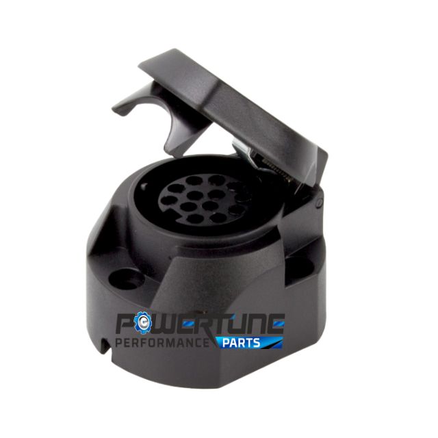 13 Pin Plastic Trailer Socket (Square Body)