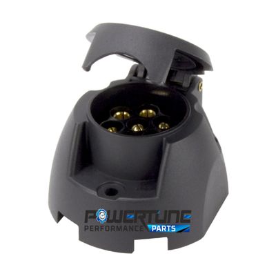 7 Pin Plastic Trailer Socket (Square Body)