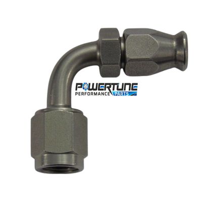 90 Degree Female Swivel - Concave 3/8 (Stainless)