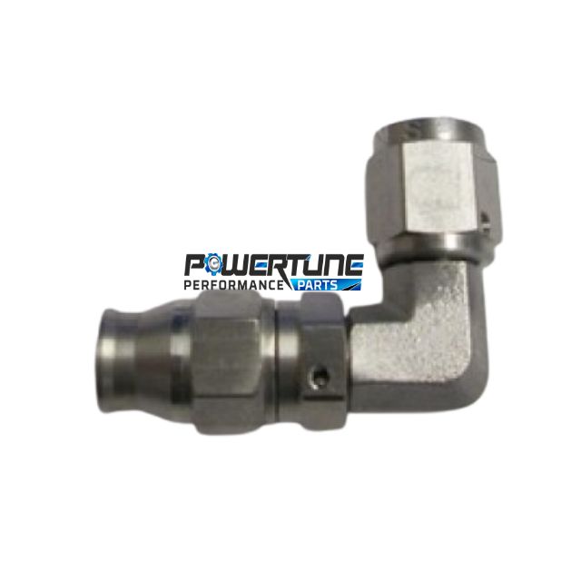 90 Degree Female Swivel - Concave 7/16 to Dash 4