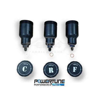 Alloy Brake Fluid Bottle - Dash 4 (Set of 3)