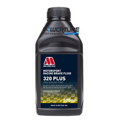 Millers Motorsport Racing Brake Fluid 320 PLUS