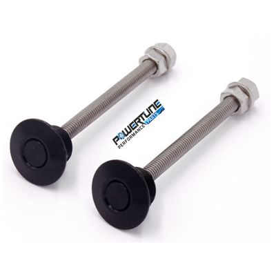 Push Button Quick Release Fastener​ - Black (Stainless)