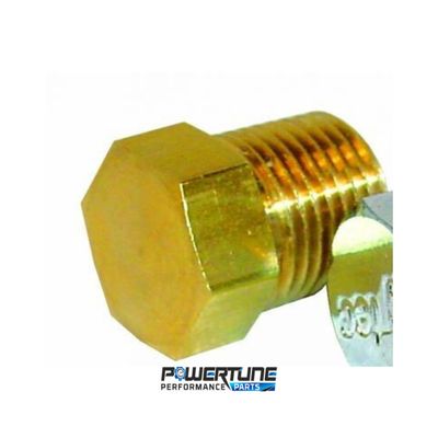 Malpassi Gauge Port Blanking Plug (Brass)