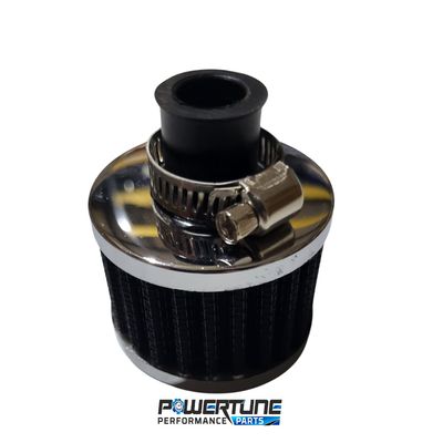 Engine Breather Air Filter 12mm (Honda &amp; Toyota) - Black