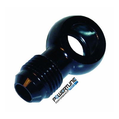 Sytec Alloy Fuel Banjo Union 12mm - JIC 6 (Dash 6) - Black