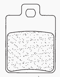 CL Brakes 3043 Sintered Metal Brake Pads (SBS142 / SBS202 / FDB2056 / SFA260 / SFA255)