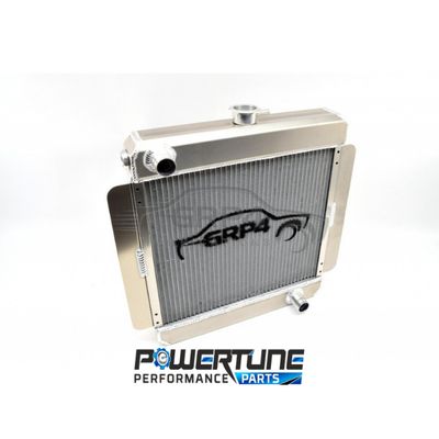 Alloy GRP4 Radiator - Vauxhall &amp; Ford X-Flow - Black