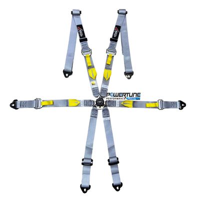 Atech Ultra Lightweight 6-Point Harness 2/2" - Grey - 2026