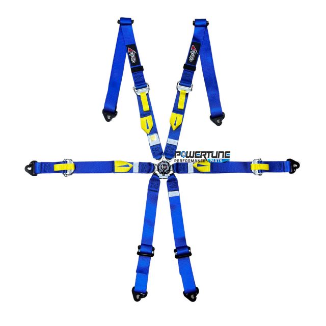 Atech Ultra Lightweight 6-Point Harness 2/2" - Blue - 2026