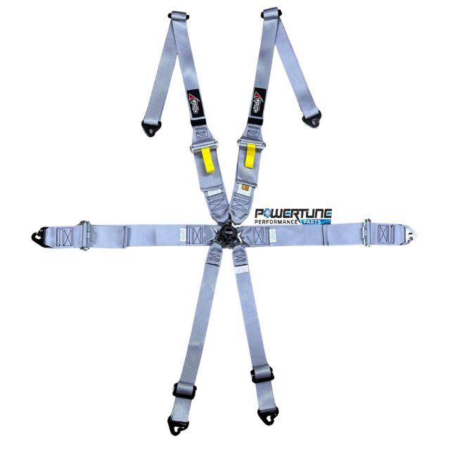 Atech Lightweight 6-Point Harness 2/3" - Grey - 2026
