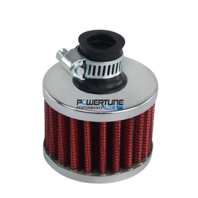 Engine Breather Air Filter 12mm (Honda &amp; Toyota) - Red