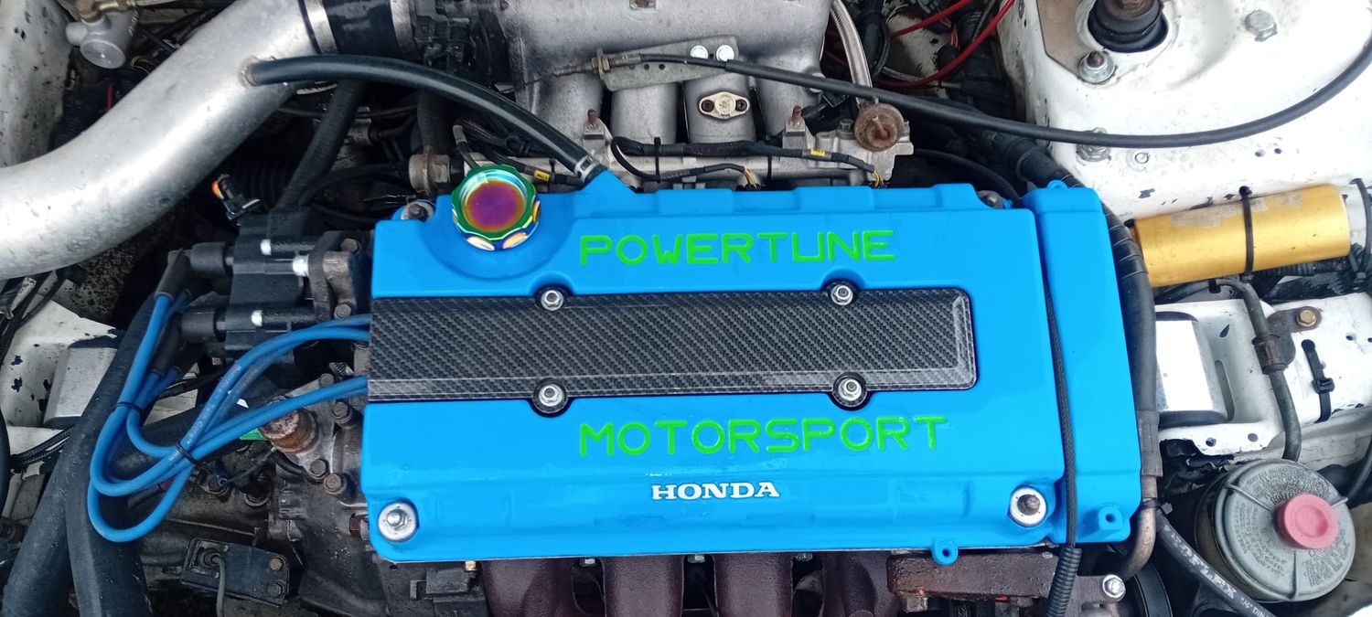 Honda B16 Plug Cover - Carbon Look
