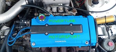 Honda B16 Plug Cover - Carbon Look