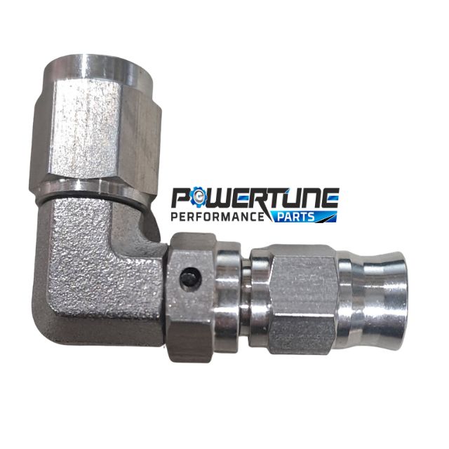 90 Degree Female Swivel - Concave 3/8 (Swept)