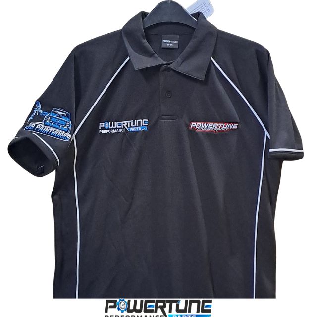 Powertune Polo Shirts - Black
