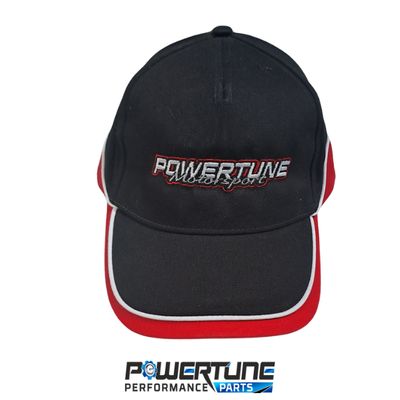 Powertune Motorsport Baseball Cap - Red/White/Black