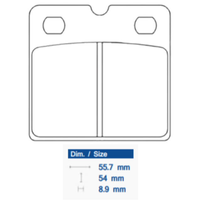SALE CL Brakes 2332 Sintered Metal Brake Pads (SBS506 / FDB108 / FA018)