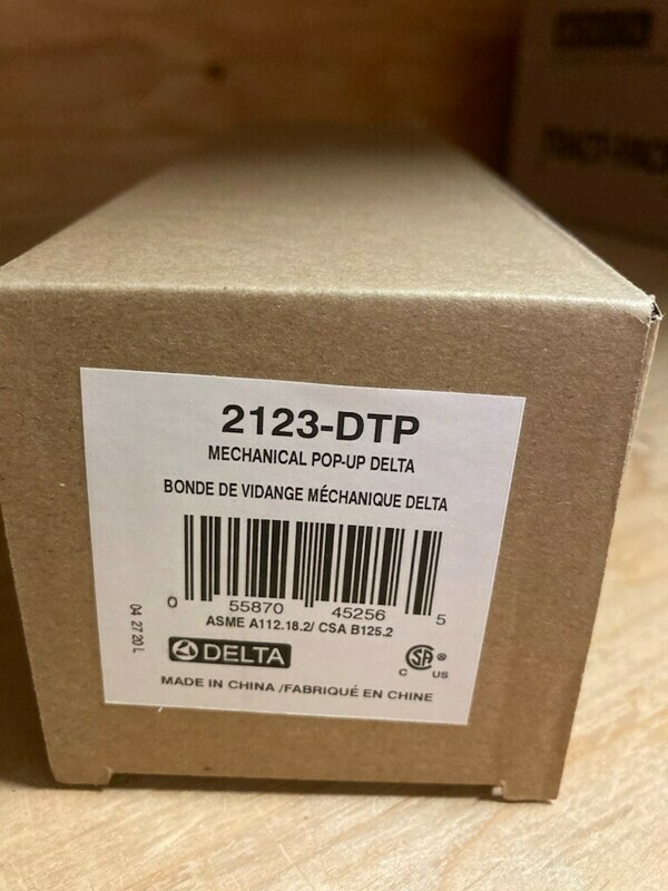 Delta mechanical pop-up