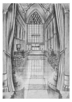 Carlisle Cathedral East Window. Circa 1930