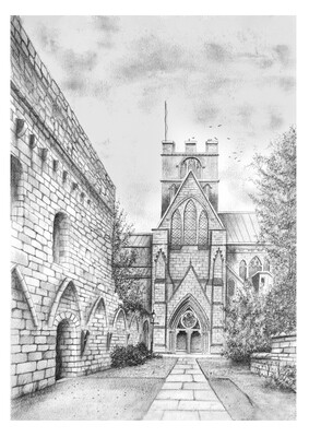 Carlisle Cathedral South Transept. Circa 1930
