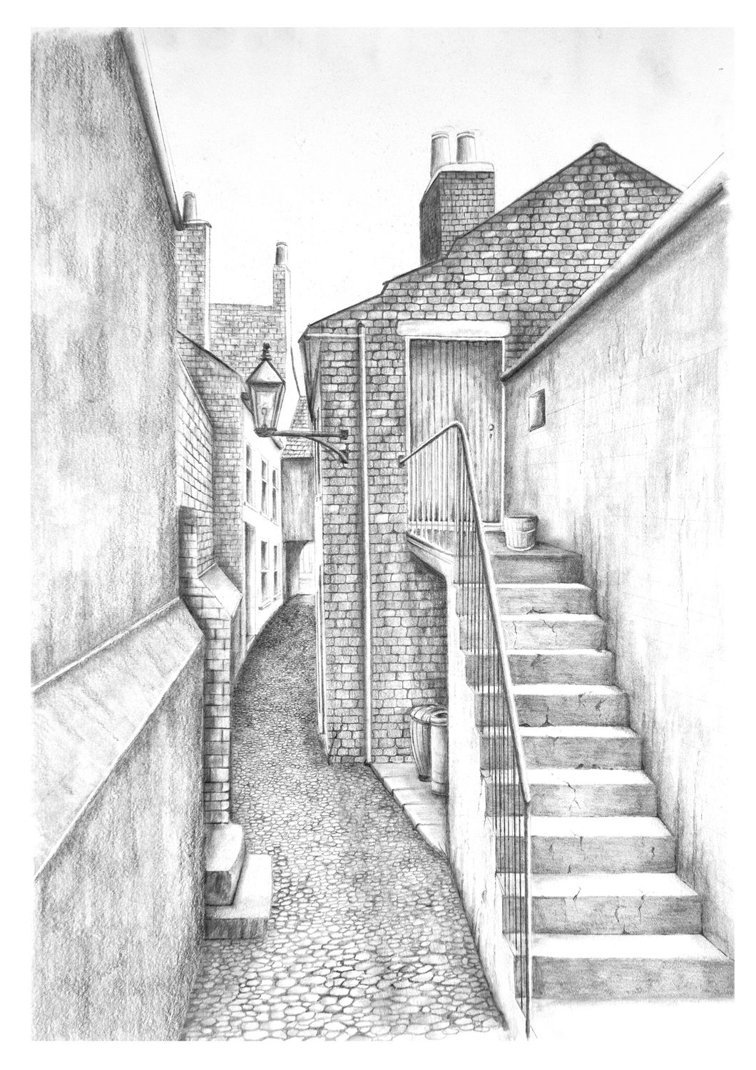 Clarkes Court off Lowther Street. Carlisle circa 1940