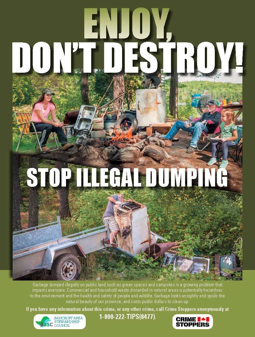 "Stop Illegal Dumping" Materials