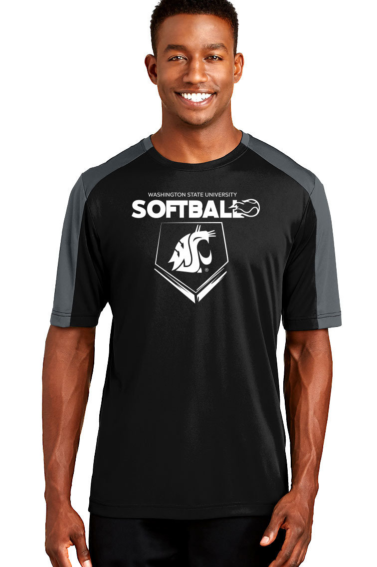 ST354 -Grey sleeve sports shirt