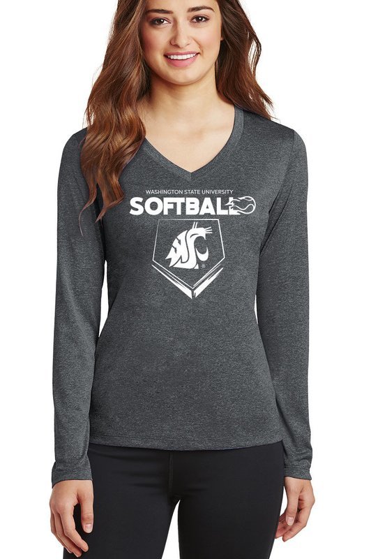 LST360LS - Womens Grey Long sleeve