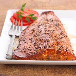 Wild Alaskan Smoked Salmon Full Fillet (Cracked Pepper) Wild Alaskan Smoked Salmon Full Fillet (Cracked Pepper)