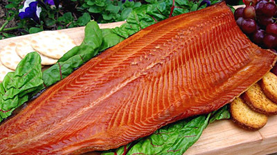Wild Alaskan Smoked Salmon Full Fillet (Original) Wild Alaskan Smoked Salmon Full Fillet (Original)