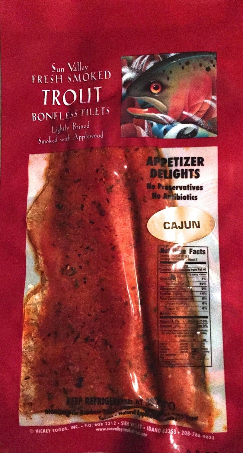 Smoked Rainbow Trout Fillet 5 Pack (Cajun) Smoked Rainbow Trout Fillet 5 Pack (Cajun)