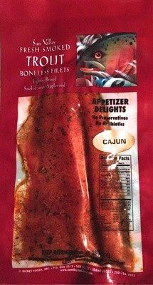 Smoked Rainbow Trout Fillet 5 Pack (Cajun)