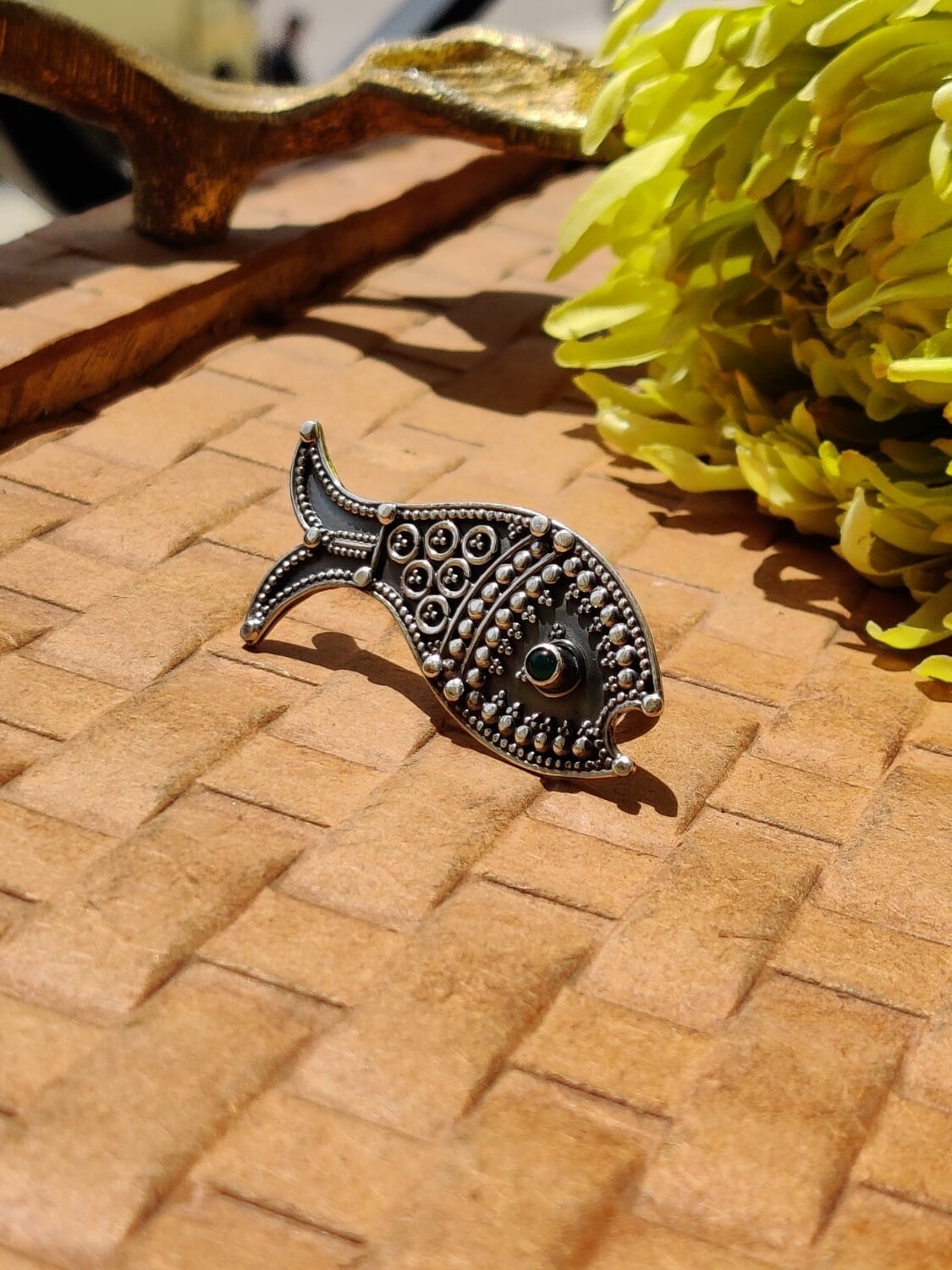 Fishy Fish Ring in Luxury Pure 92.5 Silver