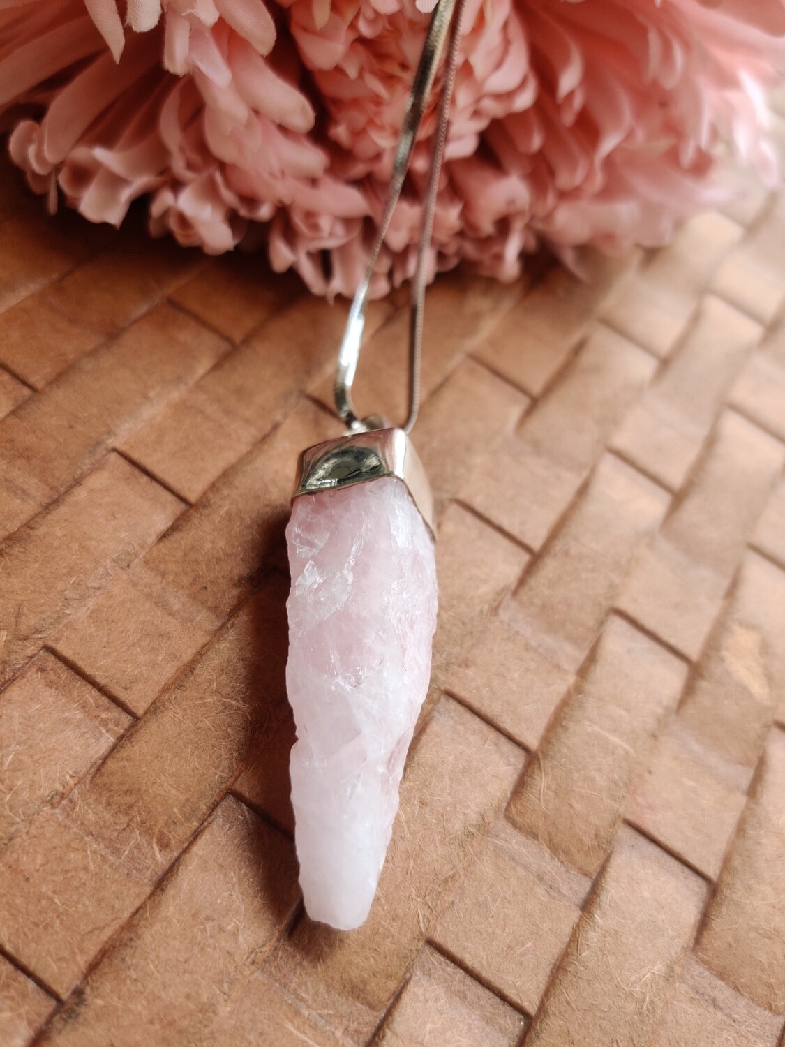 Roman Rose Quartz 92.5 Pendant 