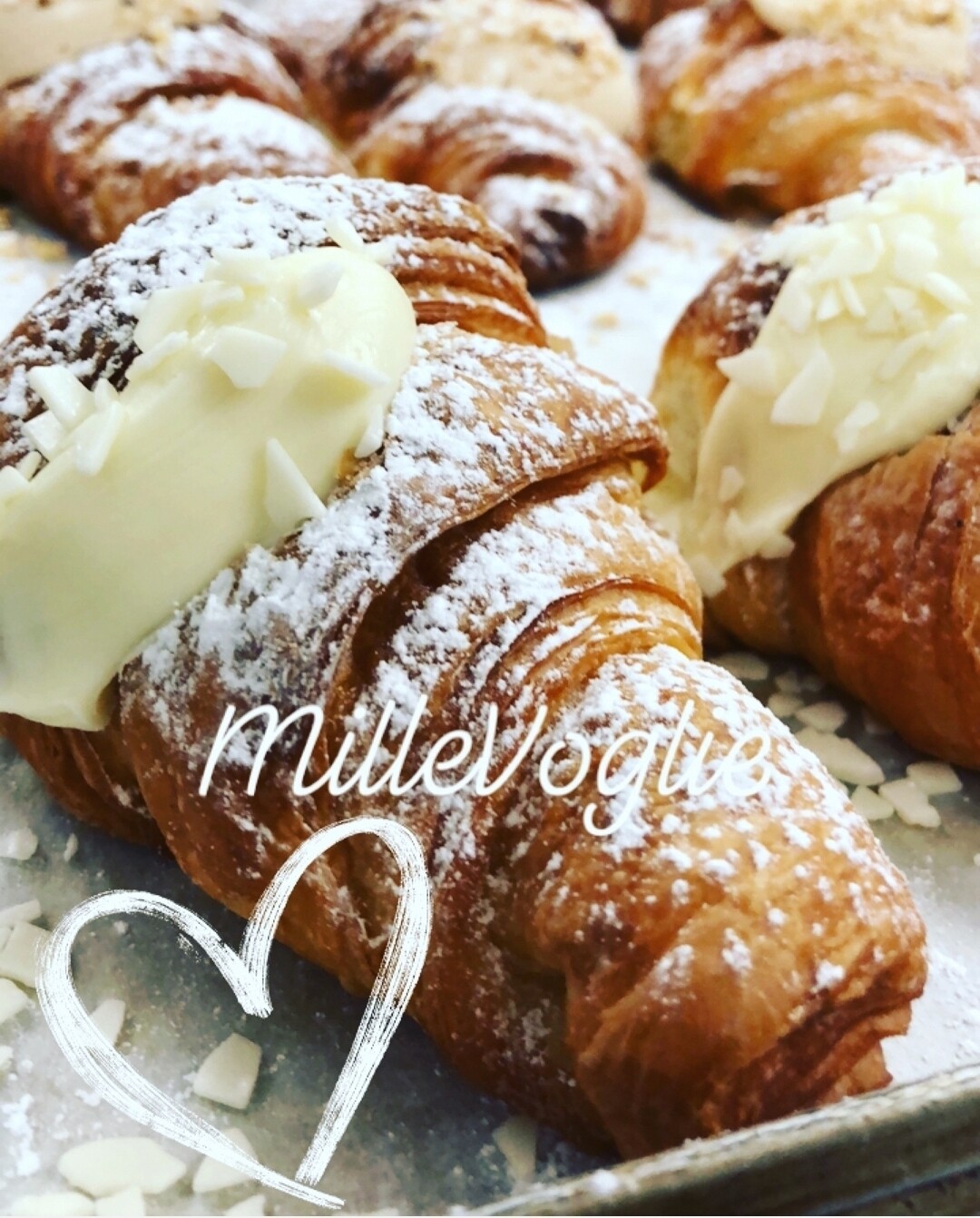 Cornetto cioccolato bianco