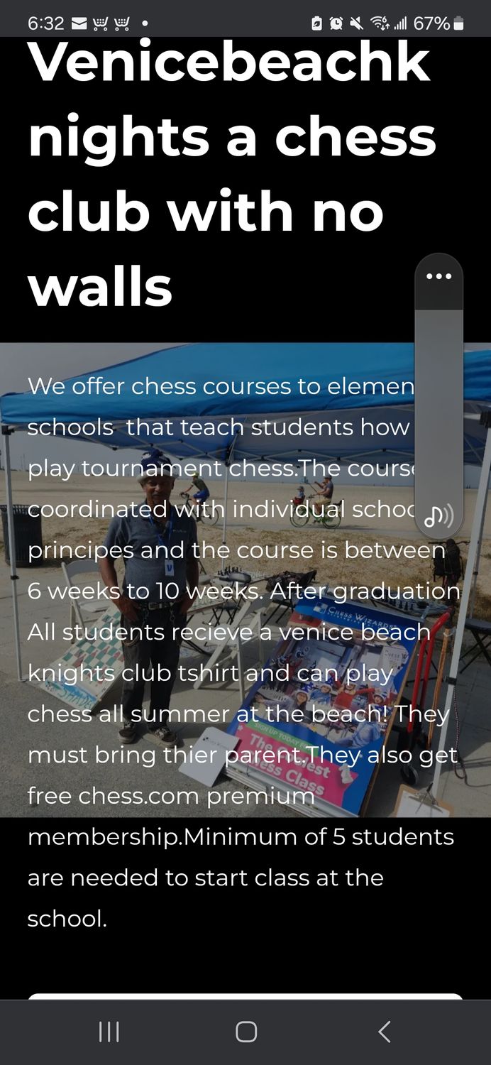 Chess knights academy/10 week course