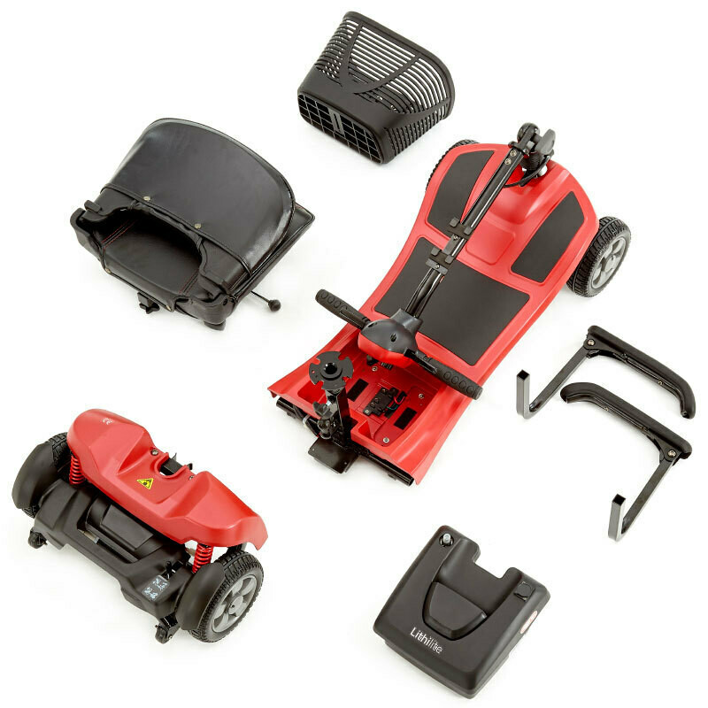 Lithlite PRO 26 Mile distance full suspension Boot Scooter