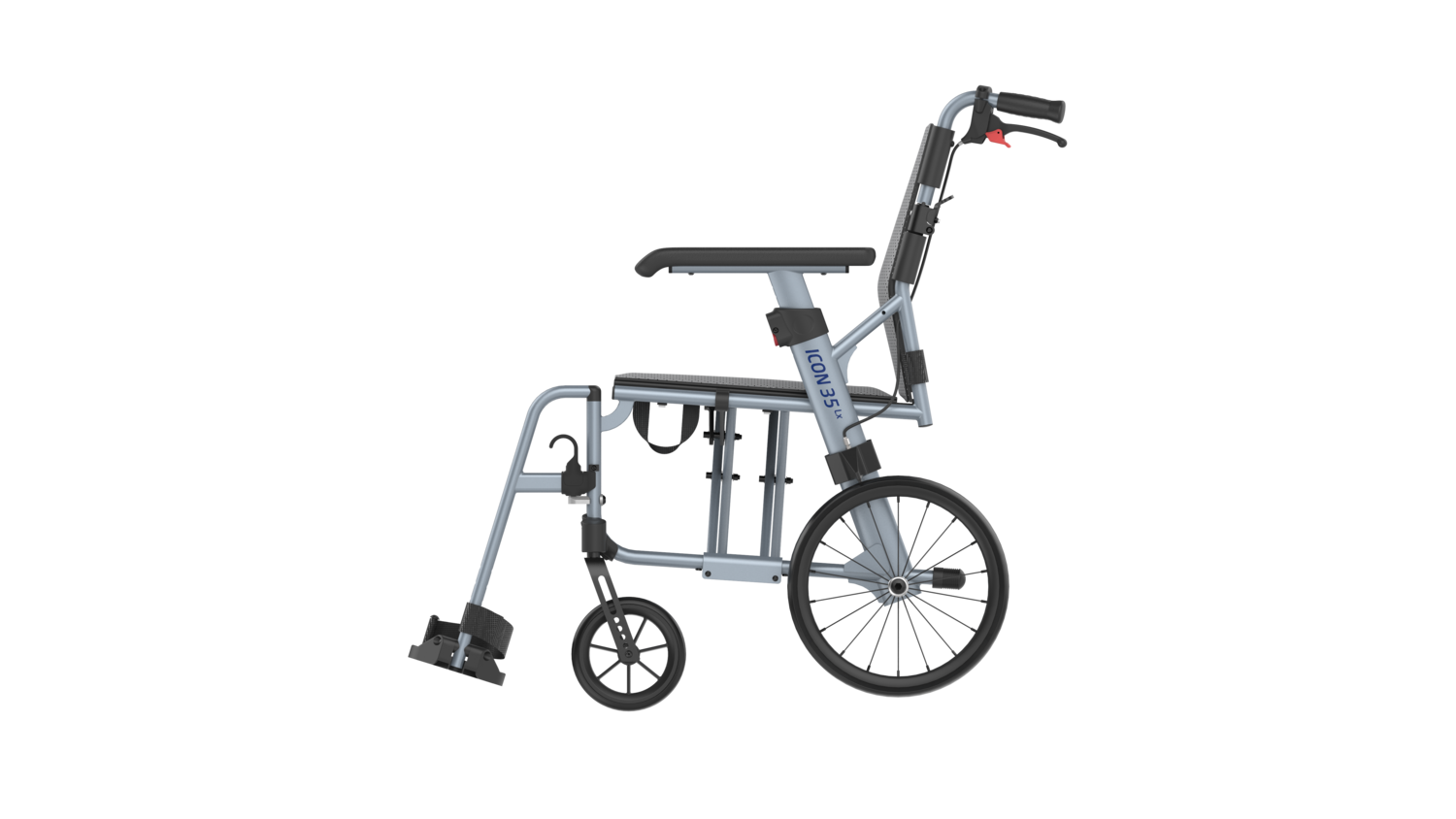 ICON 35 LX Deluxe Ultra Lightweight Transit Wheelchair