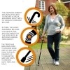 Flexyfoot Oval Handled Premium Walking Stick
